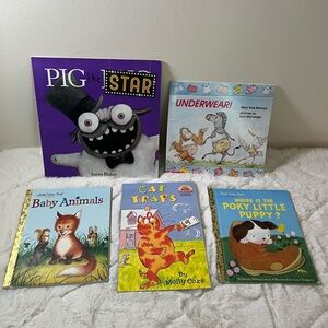 Poky Little Puppy Book Bundle Kids Little Golden Books Cat Traps Baby Animals